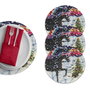 Hermia Set de 4 Manteles Individuales Multicolor de 37 cm